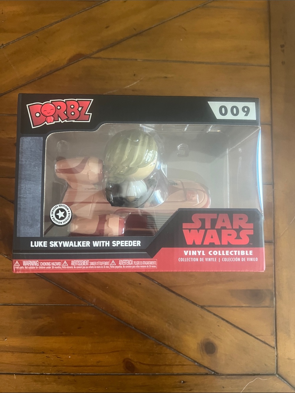 Star Wars Luke Skywalker with Speeder Vinyl Collectible - Brown, 009
